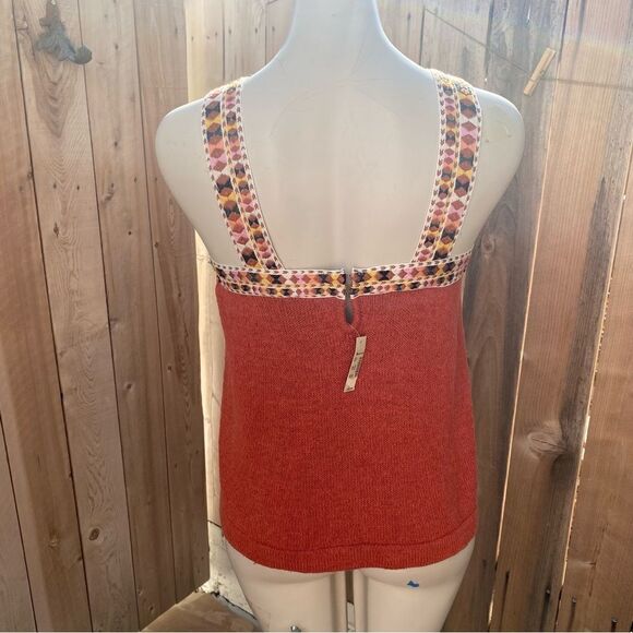 MADEWELL Rusted Rose Embroidered Swing Sleeveless Top size S NWT - Picture 10 of 11